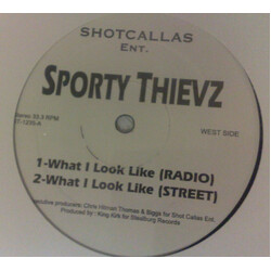 Sporty Thievz What I Look Like USED VINYL 12INCH 33 S RPM