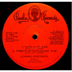 The Conway Brothers Turn It Up USED VINYL 12INCH