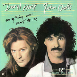 Daryl Hall & John Oates Everything Your Heart Desires VINYL 12" USED