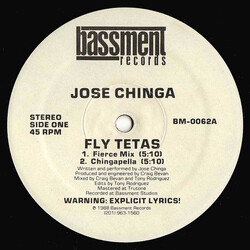 Jose Chinga Fly Tetas VINYL 12" USED