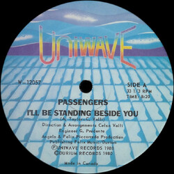 Passengers (2) I'll Be Standing Beside You USED VINYL 12INCH 33 S RPM STEREO