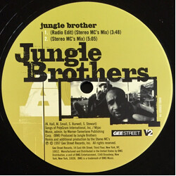 Jungle Brothers Jungle Brother USED VINYL 12INCH 33 S RPM