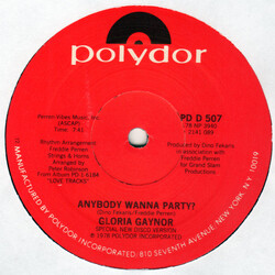 Gloria Gaynor Anybody Wanna Party? USED VINYL 12INCH 33 S RPM