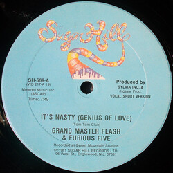 GrandMaster Flash & The Furious Five It's Nasty (Genius Of Love) USED VINYL 12INCH 33 S RPM