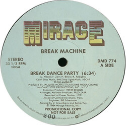 Break Machine Break Dance Party VINYL 12" USED