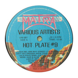 Various Hot Plate #9 USED VINYL 12INCH 33 S RPM MIXED