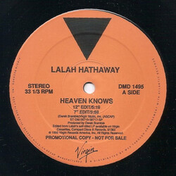 Lalah Hathaway Heaven Knows VINYL 12" USED