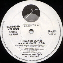 Howard Jones What Is Love? VINYL 12" USED