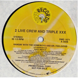 The 2 Live Crew / Triple XXX (3) / The 2awk Hangin' With The Homeboys And Dr. Feelgood / Vacate The Premises VINYL 12" USED