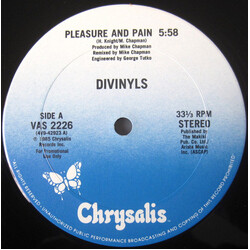Divinyls Pleasure And Pain USED VINYL 12INCH PROMO STEREO