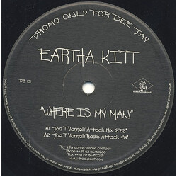 Eartha Kitt Where Is My Man VINYL 12" USED