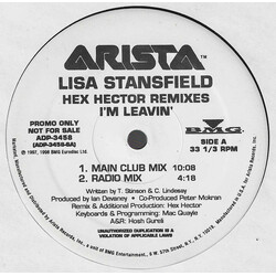 Lisa Stansfield I'm Leavin' (Hex Hector Remixes) VINYL 12" USED