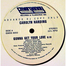 Carolyn Harding Gonna Get Your Love USED VINYL 12INCH 33 S RPM PROMO