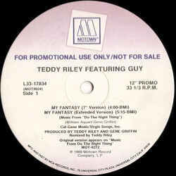 Teddy Riley / Guy My Fantasy USED VINYL 12INCH 33 S RPM PROMO