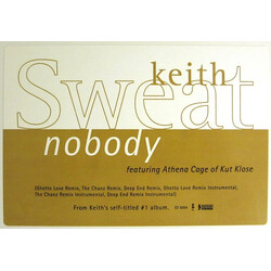 Keith Sweat / Athena Cage Nobody (Remixes) USED VINYL 12INCH PROMO