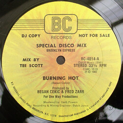 Brooklyn Express Burning Hot VINYL 12" USED