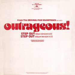 Cecile Frenette Step Out - From The Original Film Soundtrack "Outrageous!" USED VINYL 12INCH 33 S RPM PROMO