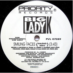 Big Lady K Smiling Faces USED VINYL 12INCH 33 S RPM PROMO