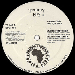 Queen Latifah Ladies First USED VINYL 12INCH 33 S RPM PROMO