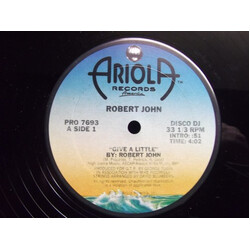Robert John / Muscle Shoals Horns Give A Little / I Just Wanna Turn You On USED VINYL 12INCH 33 S RPM PROMO