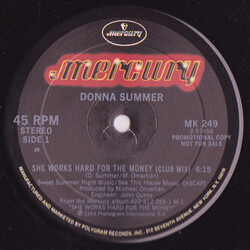 Donna Summer She Works Hard For The Money USED VINYL 12INCH 45 RPM PROMO