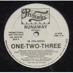 One-Two-Three Runaway USED VINYL 12INCH 45 RPM PROMO