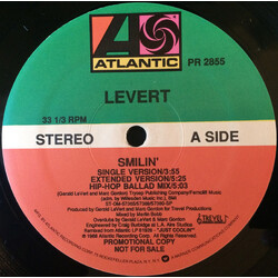 Levert Smilin' USED VINYL 12INCH 33 S RPM PROMO