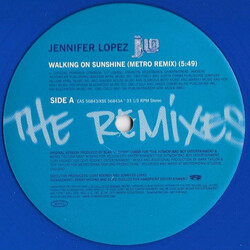 Jennifer Lopez Walking On Sunshine (Metro Remix) / Let's Get Loud (Pablo Flores Remix) USED VINYL 12INCH 33 S RPM PROMO
