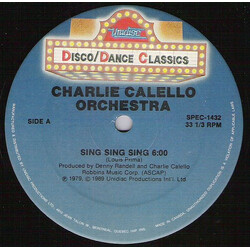 The Charlie Calello Orchestra / Ferrara Sing, Sing, Sing / Love Attack USED VINYL 12INCH 33 S RPM REPRESS