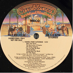 Meco Monardo Themes From Superman VINYL 12" USED