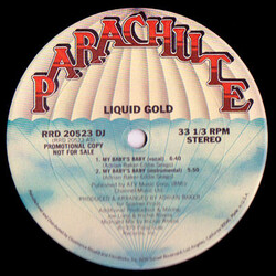 Liquid Gold My Baby's Baby USED VINYL 12INCH 33 S RPM SINGLE SIDED SINGLE PROMO STEREO