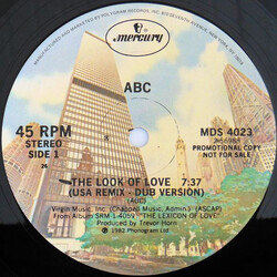 ABC The Look Of Love USED VINYL 12INCH 45 RPM SINGLE PROMO