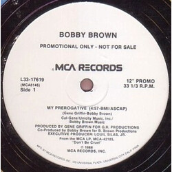 Bobby Brown My Prerogative VINYL 12" USED
