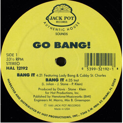 Go Bang Bang It USED VINYL 12INCH 33 S RPM