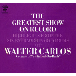 Walter Carlos The Greatest Show On Record USED VINYL 7INCH 33 S RPM PROMO SAMPLER STYRENE STEREO