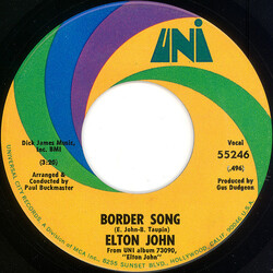 Elton John Border Song USED VINYL 7INCH 45 RPM SINGLE