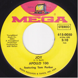 Apollo 100 / Tom Parker Joy USED VINYL 7INCH 45 RPM SINGLE STEREO