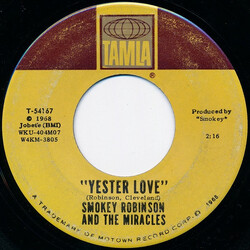 The Miracles Yester Love USED VINYL 7INCH 45 RPM SINGLE MONO