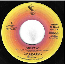 The Oak Ridge Boys Sail Away USED VINYL 7INCH 45 RPM STEREO SINGLE