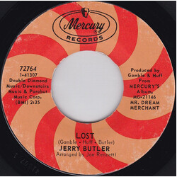 Jerry Butler Lost / You Don't Know What You Got Until You Lose It USED VINYL 7INCH 45 RPM SINGLE STYRENE