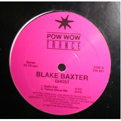 Blake Baxter Ghost USED VINYL 12INCH 33 S RPM STEREO
