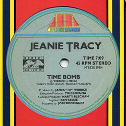 Jeanie Tracy Time Bomb / Sing Your Own Song VINYL 12" USED