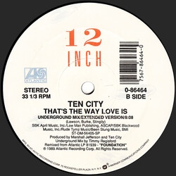 Ten City That's The Way Love Is USED VINYL 12INCH 33 S RPM
