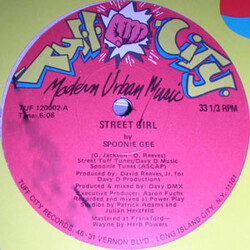 Spoonie Gee Street Girl USED VINYL 12INCH 33 S RPM
