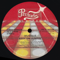 Musique Keep On Jumpin' / In The Bush VINYL 12" USED