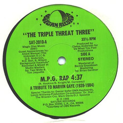 The Triple Threat Three M.P.G. VINYL 12" USED