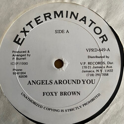 Foxy Brown (2) Angels Around You USED VINYL 12INCH 45 RPM