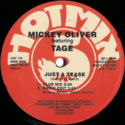 Mickey Oliver / Tagé Just A Tease USED VINYL 12INCH 33 S RPM