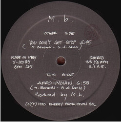 M.B. You Don't  Get Stop VINYL 12" USED