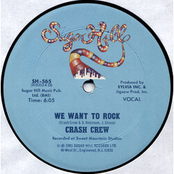 The Crash Crew We Want To Rock VINYL 12" USED